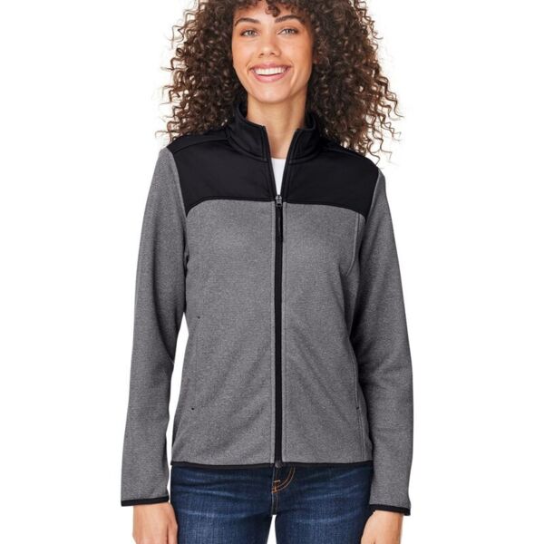 Women's Venture Heathered Stripe Hybrid Jacket Thumbnail