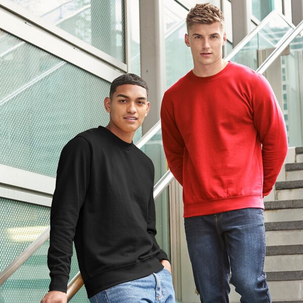 Adult Midweight College Crewneck Sweatshirt Thumbnail